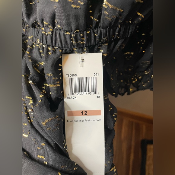 LONDON TIMES Clipped A-Line Dress - Picture 15 of 16